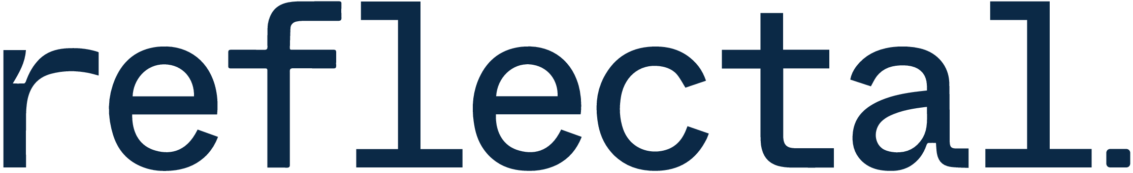 Reflectal primary logo, navy
